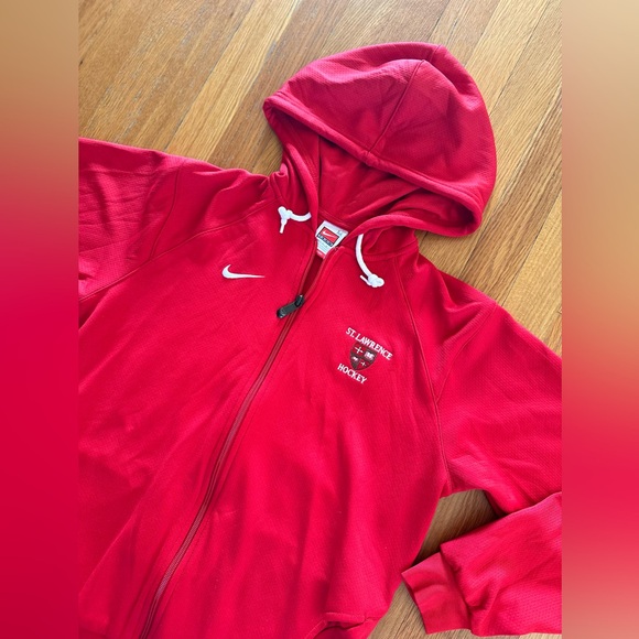 St. Lawrence Saints Hockey NCAA Zip-Up Nike Dri-Fit Red Medium - Picture 4 of 7